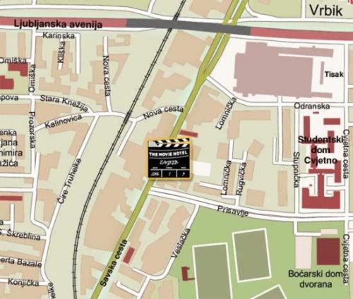 The Movie Hotel Zagreb Exterior foto
